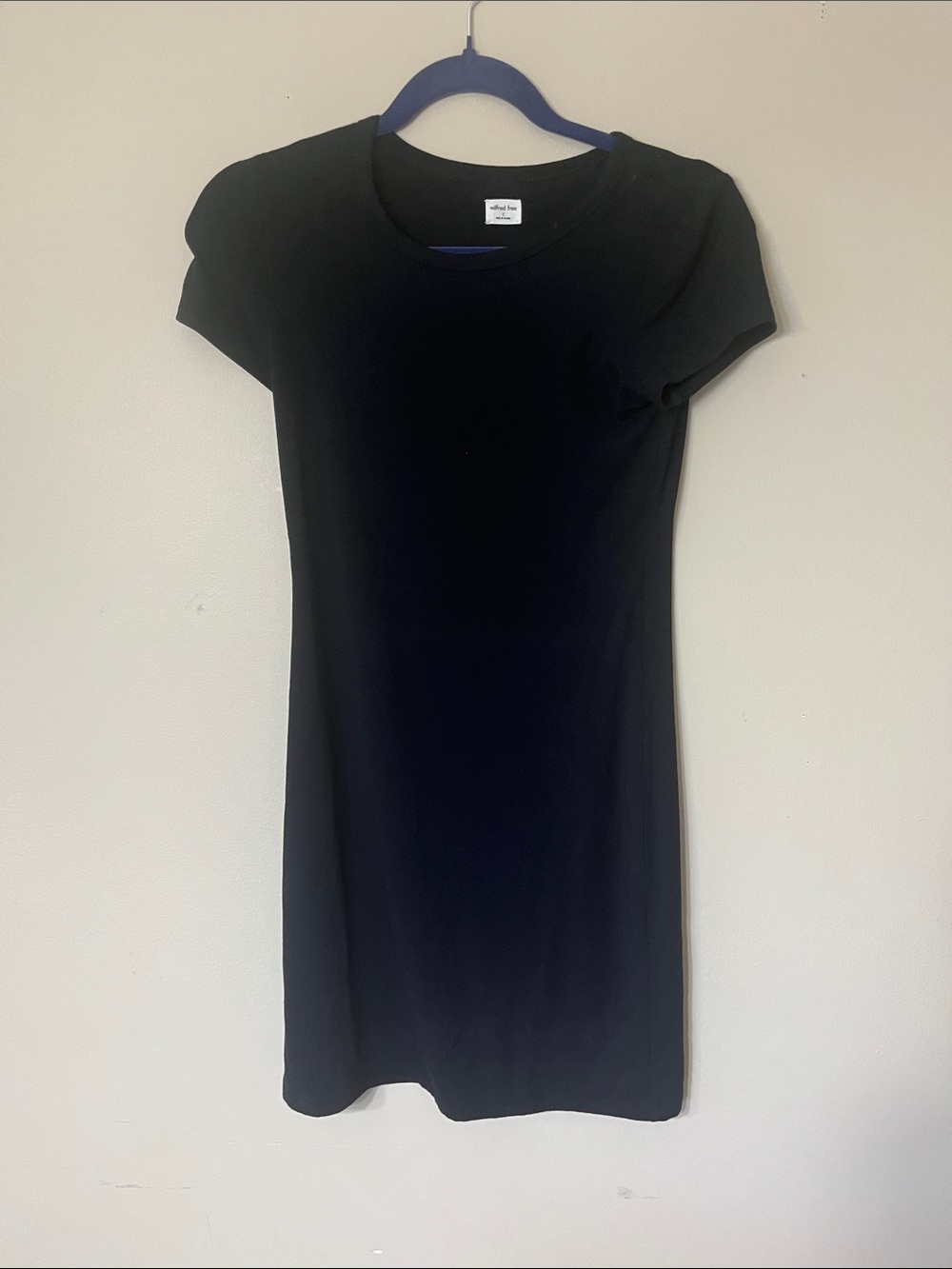 Wilfred Black Mini T-Shirt Dress
